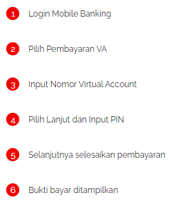 Cara Bayar BestsAPP melalui Mobile Banking Bank Neo Commerce